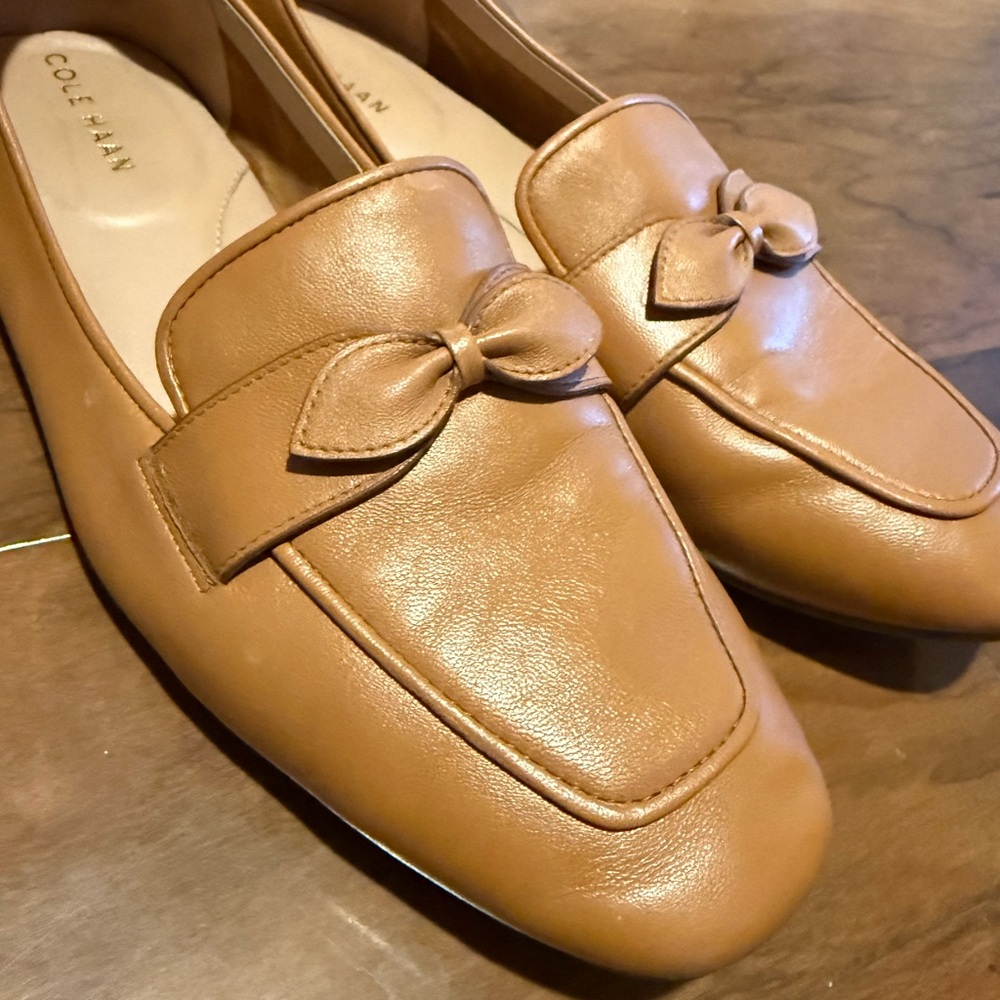 Cole Haan Beige Leather Loafer